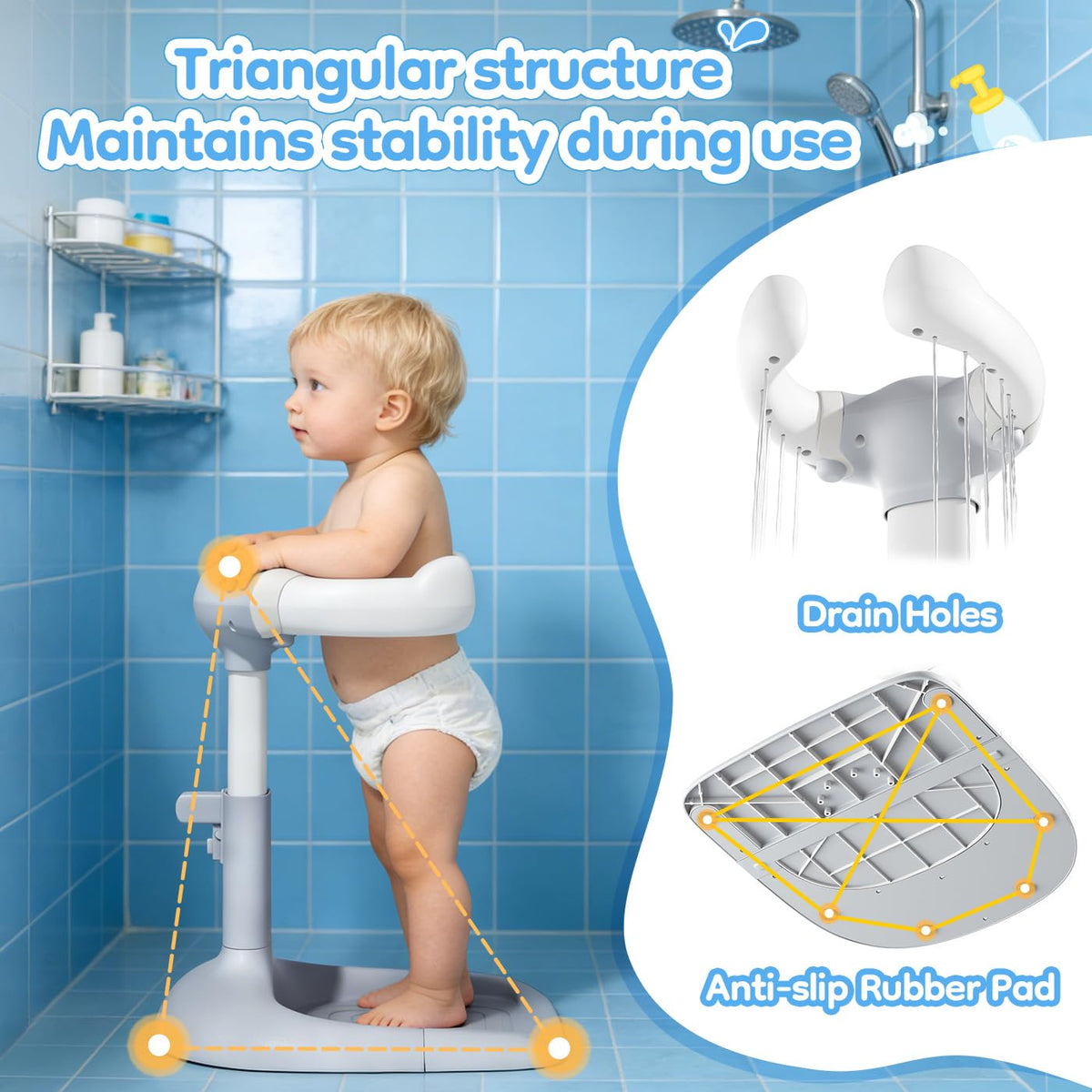 Cuddlecove's Adjustable Baby Bath Support